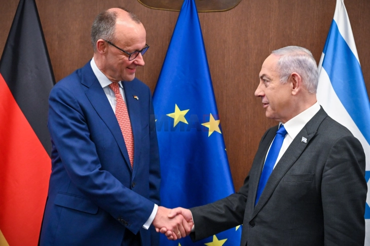 Мерц до Нетанјаху: Веднаш дејствувајте за спас на цивилите во Газа