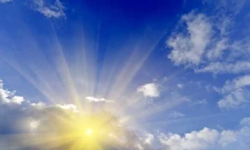 Weather: Sunny with scattered clouds; high 37°C