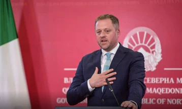 Irish Minister of State for European Affairs and Defence Byrne visits Skopje