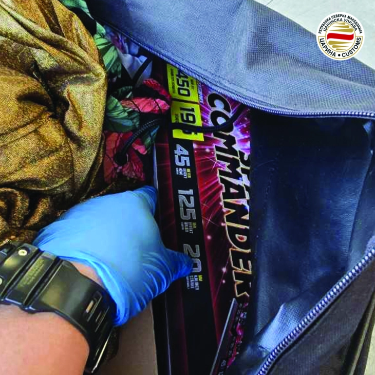 Кривична пријава за криумчарење пиротехника, запленети и цигари и фалсификувана стока