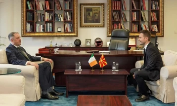 FM Mucunski meets Irish Minister Byrne