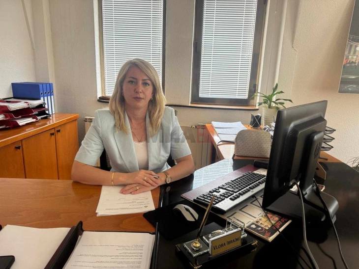 Влора Ибраими, новоназначена директорка на ЈП „Пазаришта“ Куманово