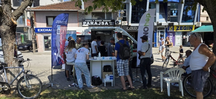 Стружани ја искористија можноста за бесплатен скрининг за  болести на црниот дроб 