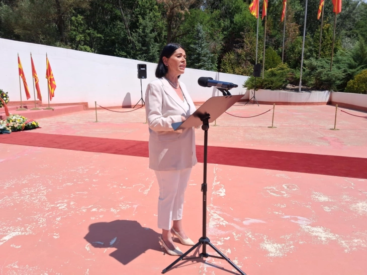 Bendevska: Our dream for a fourth Ilinden is a free, developed, equal, European Macedonia