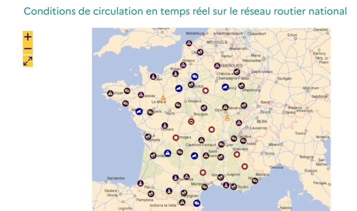 Во Франција на автопат забележана колона автомобили од околу 700 километри