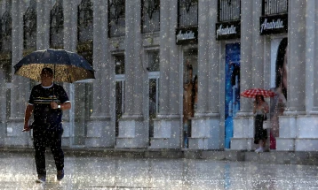 Partly cloudy with local thunderstorms