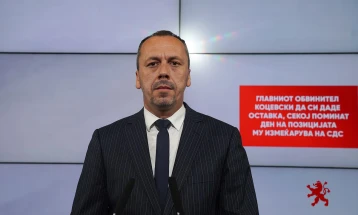 Петрушевски: Главниот обвинител Коцевски да си даде оставка, секој поминат ден на позицијата му измеќарува на СДС