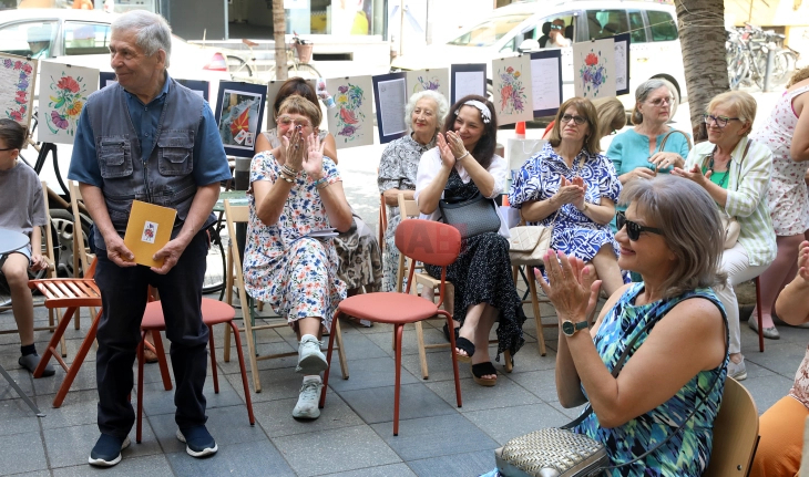Отворена изложбата „Цвеќе на мирот“ на Живко Поповски – Цветин
