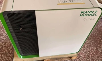 Прочистувачи за воздух за осум основни училишта во Охрид