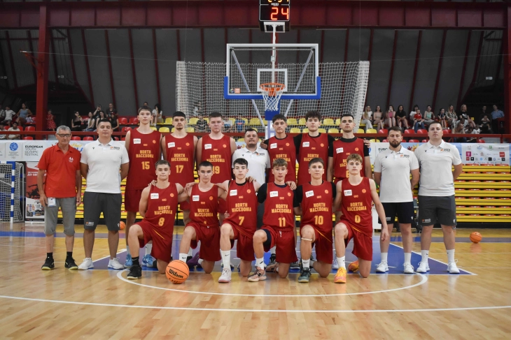 Кадетската кошаркарска репрезентација на Македонија - домаќин на ЕП Б дивизија