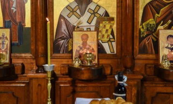 Пренесување на моштите на Свети Климент Охридски Чудотворец