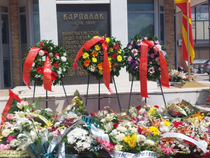 Prilep marks 24th anniversary of Karpalak deadly ambush