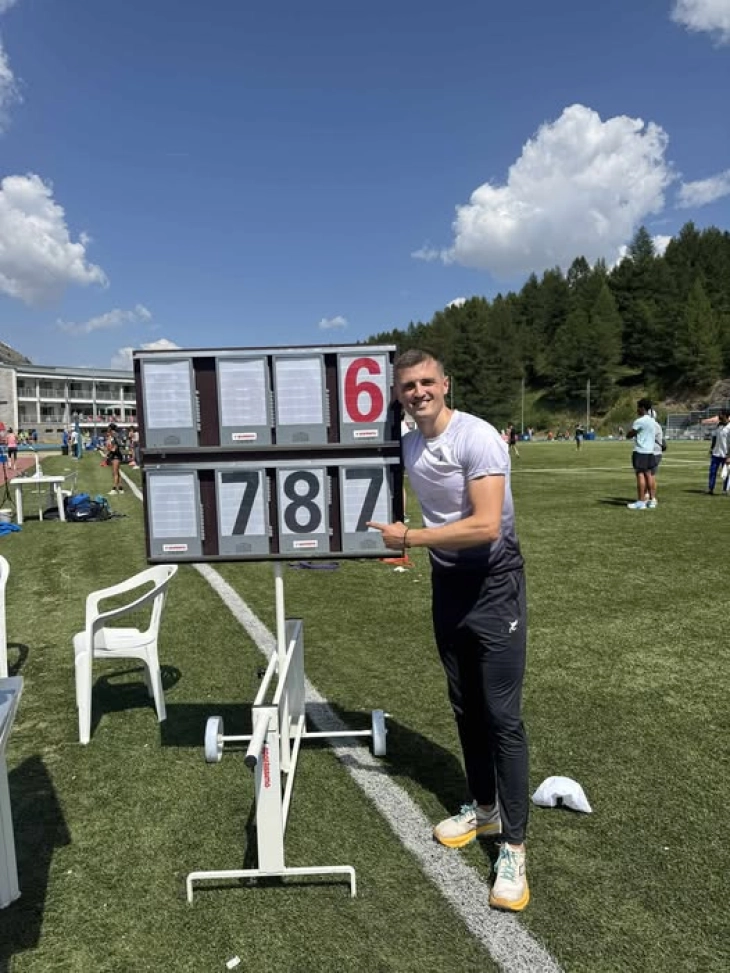 Трето место за Трајковски на митинг во Сестриере