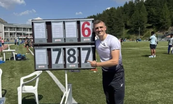 Трето место за Трајковски на митинг во Сестриере