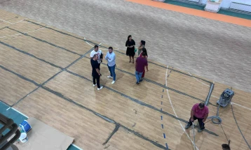 Нови подови за спорт во општина Аеродром