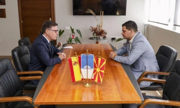 Градоначалникот на Охрид се сретна со шпанскиот амбасадор Ортиз