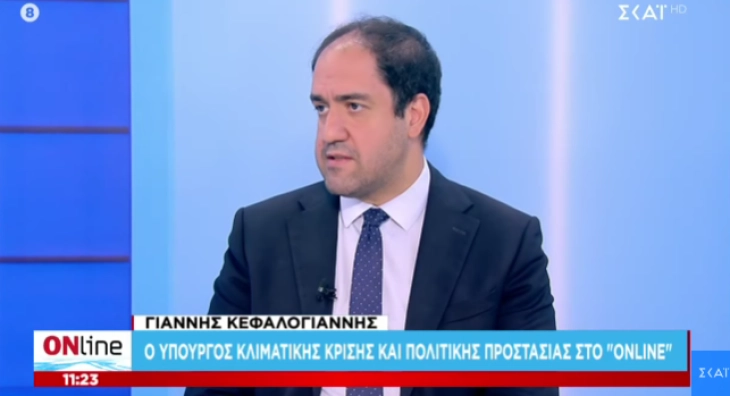 Кефалојанис: Од почетокот на годинава над 5.600 пожари во Грција, седум од десет се должат на човечки фактор