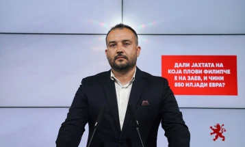 Лефков: Дали јахтата на која плови Филипче е на Заев и чини 850 илјади евра