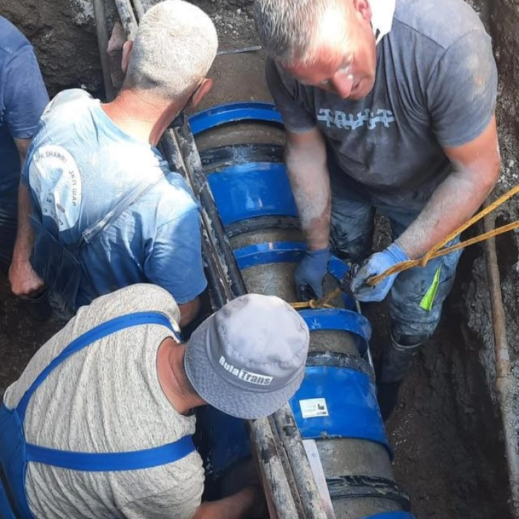 Normalizohet furnizimi me ujë në Tetovë, defekti është sanuar