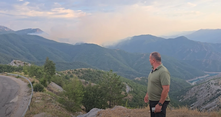 Пожарот во ловиштето „Јасен“ сè уште активен, одбраната на објектите на претпријатието продолжува и во текот на ноќта