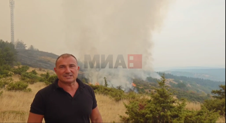 Ангелов: Пожарите во Јасен и Јегуновце најсериозни, очекуваме стабилизирање