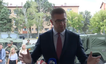 Mickoski: Absolutisht asnjëherë nuk do të tërhiqemi nga negociatat me BE-në, qëllimi i kësaj Qeverie është të jetë pjesë e Unionit