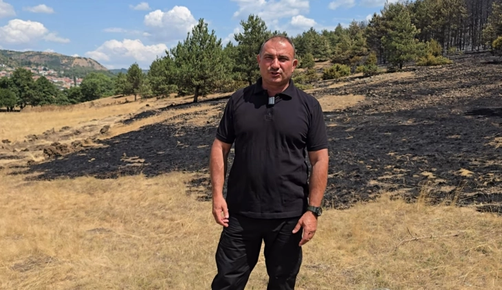 Ангелов: Пет активни пожари, најтешки за гаснење во „Јасен“ и Јажинце