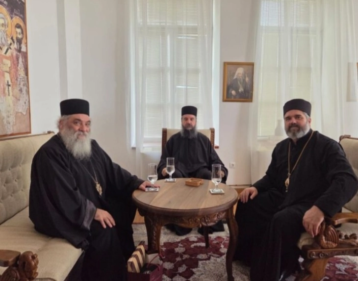 Во Охрид средба на митрополитот на Дебарско-кичевската епархија, г. Георгиј, со епископот г. Партениј