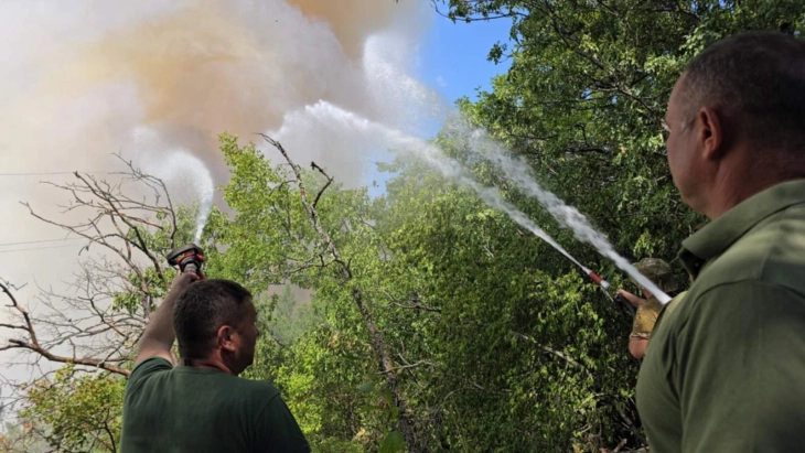 Makedonski Brod – Skopje regional road remains closed due to Jasen fire