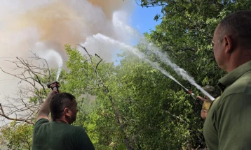 Makedonski Brod – Skopje regional road remains closed due to Jasen fire