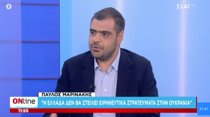 Маринакис: Грција не планира да испрати војници во Украина