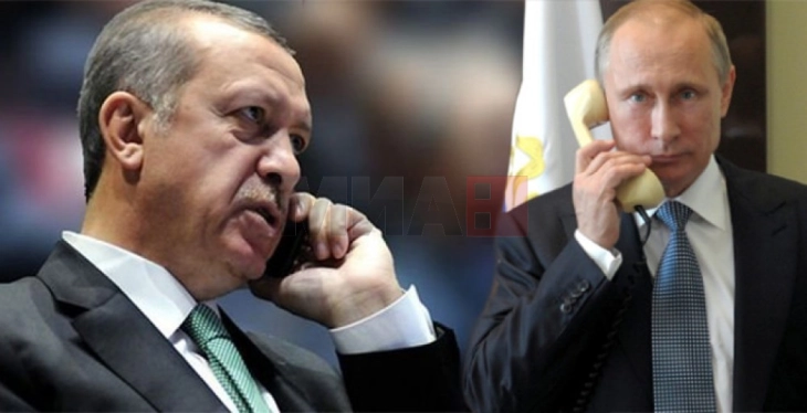 Putini zhvilloi bisedë telefonike me Erdoganin