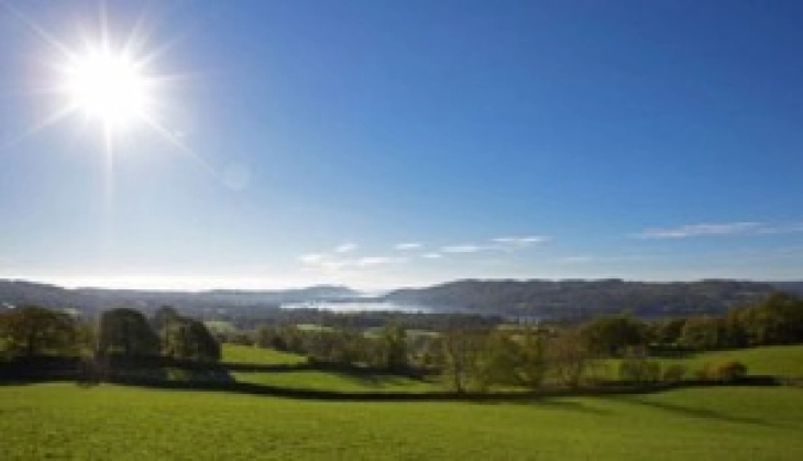 Sunny skies with local cloudiness