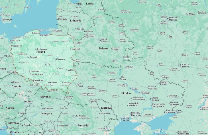 Полска подигна борбени авиони заради руските напади во Украина