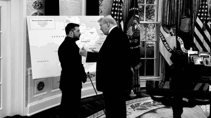 Мапата на Украина во Белата куќа: Што оспорува Зеленски