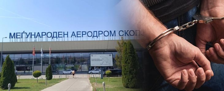 Criminal complaint against Skopje resident for “terrorism” after false bomb report on plane at Skopje Airport 
