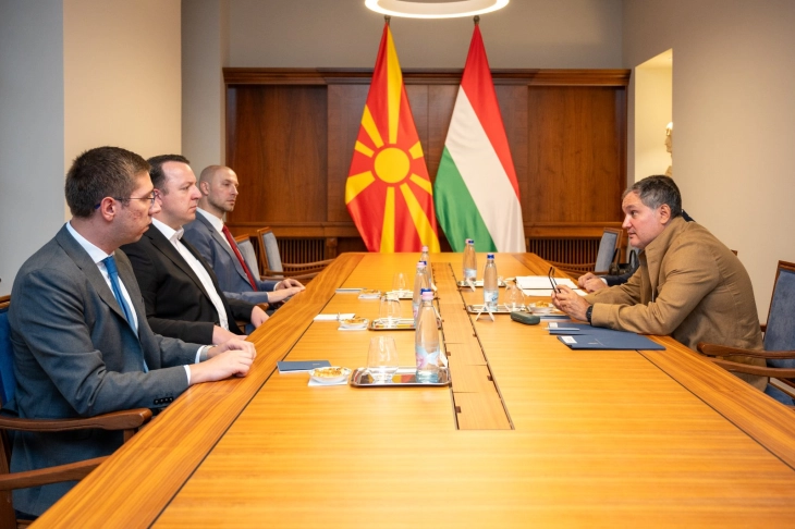 Nikoloski – Nagy: Regional infrastructure and transport projects a shared priority for Macedonia and Hungary