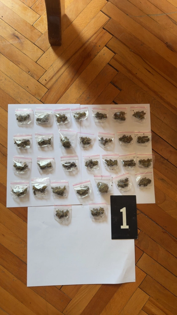 Уапсен малолетник во Тетово поради пронајдена дрога