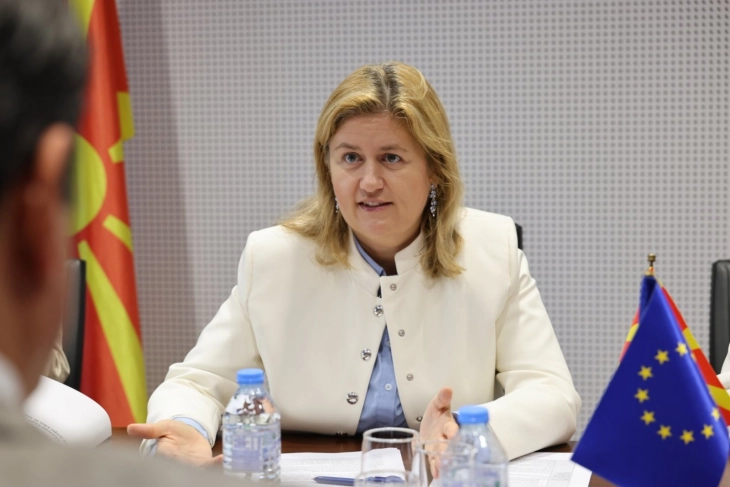 Средба на Божиновска со Рокас: Поддршката од ЕУ клучна во процесот на енергетска трансформација на земјава