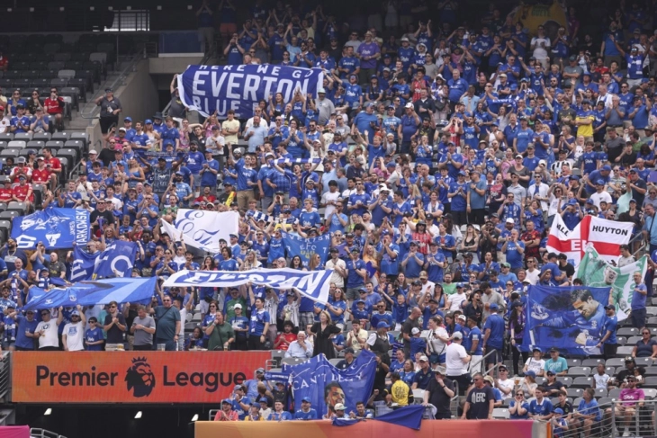 Евертон го одигра првиот натпревар на новиот стадион