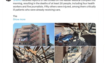 Drejtori i OBSH-së i ka bërë thirrje Izraelit t'i ndalë sumet ndaj spitaleve në Gazë