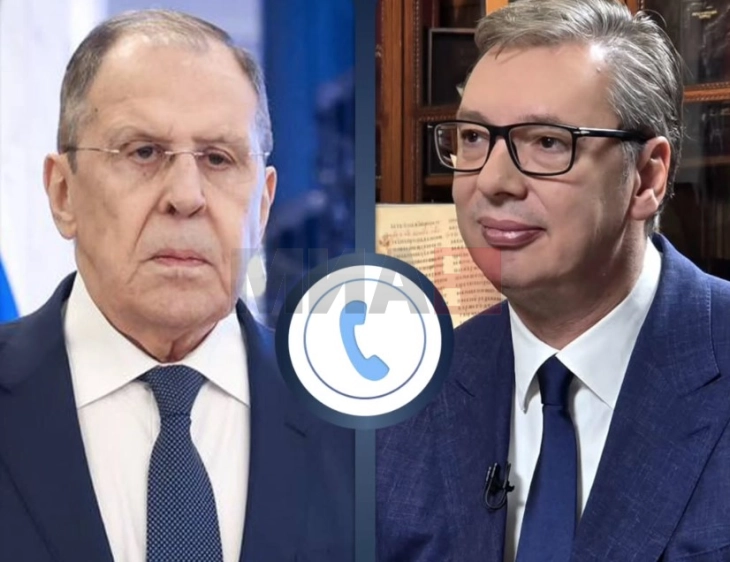 Bisedë telefonike Vuçiq-Lavrov për marrëdhëniet bilaterale, Kosovën dhe BeH-në