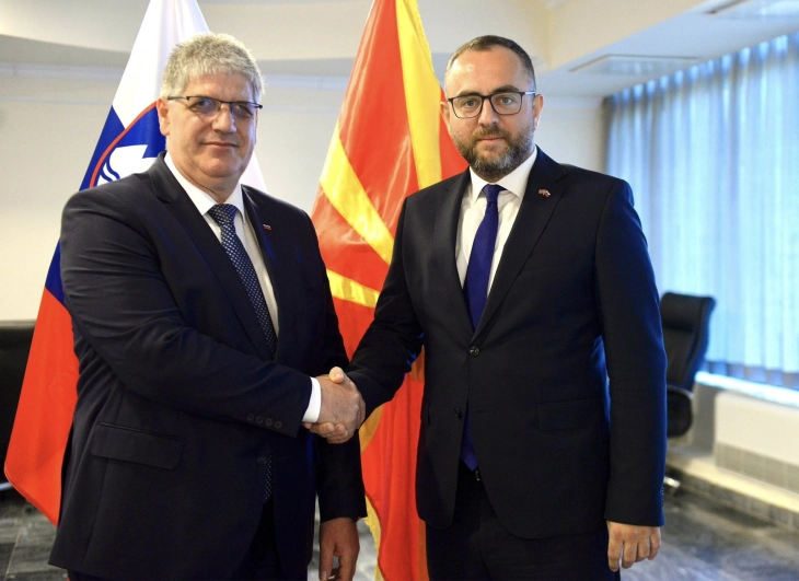 Toshkovski dhe Poklukar: Bashkëpunim i shkëlqyer në fushën e sigurisë, Sllovenia jep mbështetjen e saj në çdo hap