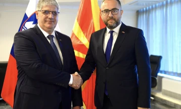 Toshkovski dhe Poklukar: Bashkëpunim i shkëlqyer në fushën e sigurisë, Sllovenia jep mbështetjen e saj në çdo hap