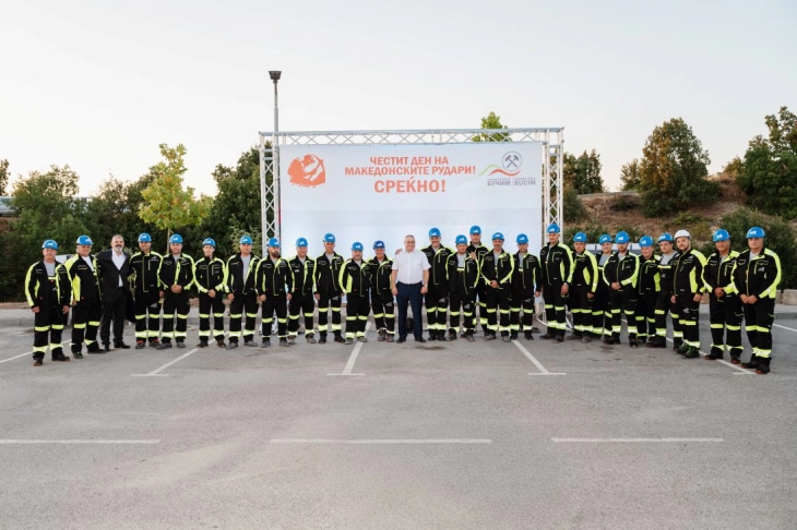 „Бучим“ и „Боров Дол“ го одбележаа Денот на македонските рудари, најавена донација од 40.000 евра за Здравствен дом Радовиш