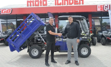 Донација на специјално возило работно АТВ за Општина Илинден