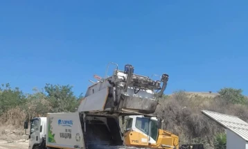 Кавадарци доведе вода до градската депонија Мелци 