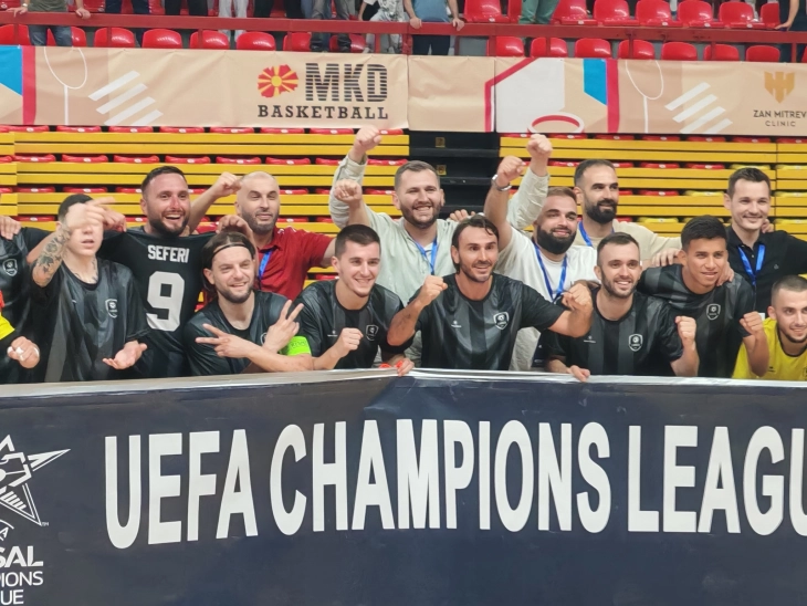 Форца ја мина првата квалификациска пречка во Лигата на шампиони во футсал