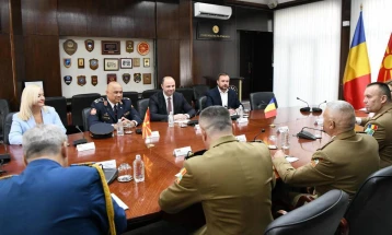 Романската воена делегација запозната со трансформацијата на македонската Армија и капацитетите на „Криволак“