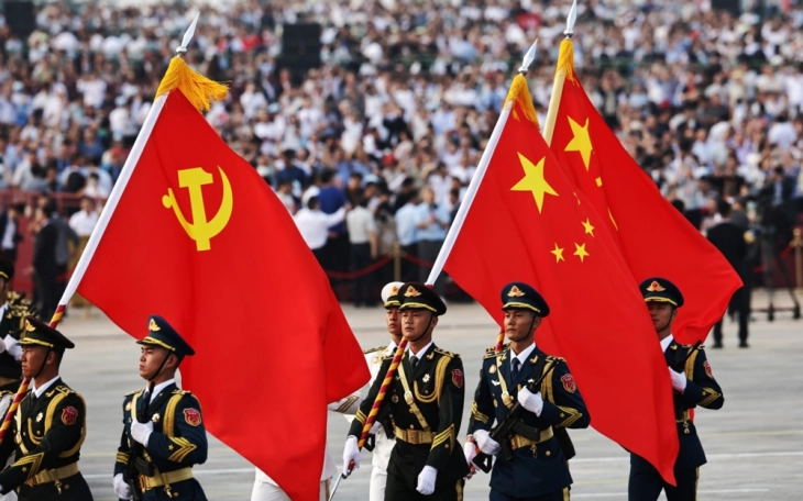 China's Xi says world faces war or peace as he hosts major parade